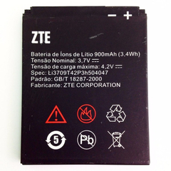 Bateria ZTE Li3709T42P3H504047 900mAh - comprar online