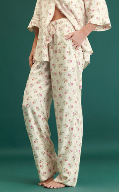 Imagen de Pijama americano manga 3/4 con pantalón marena Cod.: 2151