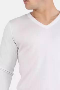 Camiseta térmica manga larga escote "V" Opositor. Cod.: 9013 - Lenceria Cristina