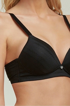 Soutien Selu taza soft con push up y base, de microfibra fantasía. Cod. 4338 en internet