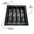 DIVISOR DE TALHER OG-79 PRETO 473 X 473MM MOLDPLAST na internet