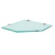 Prateleira de vidro de canto S/grade 25x25