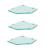 Prateleira de vidro de canto S/grade 25x25 - comprar online