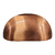 PUXADOR CONCHA LISA 64MM COBRE ESCOVADO GRUPPA