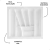 Porta Talher Divisor De Gaveta Og-10 567x502mm Branco na internet