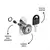 KIT Fechadura Pino Pressão 32mm Para Porta De Correr E Gaveta na internet