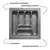 DIVISOR DE TALHER OG-30 CINZA METALICO 463 X 475MM MOLDPLAST na internet