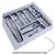 Imagem do DIVISOR DE TALHER OG-40 CINZA METALICO 555 X 495MM MOLDPLAST