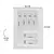DIVISOR DE TALHER OG-71 BRANCO 323 X 473MM MOLDPLAST - Lar do Marceneiro