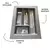 DIVISOR DE TALHER OG-26 CINZA METALICO 334 X 422MM MOLDPLAST na internet
