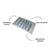 DIVISOR DE TALHER OG-81 CINZA METALICO 835 X 495MM MOLDPLAST na internet