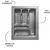 DIVISOR DE TALHER OG-01 CINZA METALICO 362 X 460MM MOLDPLAST na internet