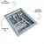 DIVISOR DE TALHER OG-01 CINZA METALICO 362 X 460MM MOLDPLAST - Lar do Marceneiro