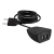 TOMADA SONIC PRETO FIXO 2 USB COM CABO 1,7M QTMOV - Lar do Marceneiro | Ferragens | Marcenaria | Ferramentas | Equipamentos
