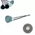 Botão Interruptor Redondo Bolinha 2 pinos De Embutir Para Moveis - comprar online