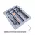 Imagem do DIVISOR DE TALHER OG-19 CINZA METALICO 367 X 485MM MOLDPLAST