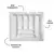 DIVISOR DE TALHER OG-40 BRANCO 555 X 495MM MOLDPLAST - Lar do Marceneiro – Ferragens | Acessórios para Marcenaria e pagamento facilitado!