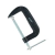 GRAMPO TIPO C 75X75X130MM PRETO SPARTA - comprar online