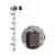 FECHADURA 5 GAVETAS LATERAL 100CM COM ACESSORIOS CROMADO HARDT - comprar online