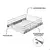 GAVETA FRUTEIRA ENTRANCE MODULO 600MM CROMADA COM TRILHOS 570X110X450MM JOMER na internet