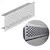 GRADE VENTILACAO 600MM ABA 28 ANODIZADO FOSCO - comprar online