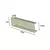 GRADE VENTILACAO 600MM ABA 28 INOX ESCOVADO - Lar do Marceneiro