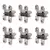 KIT Dobradiça Invisivel 45x12 Mm Cromada - Hardt - comprar online