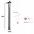 KIT com 4 Pes De Mesa Tubular 60x730mm Com Regulagem - loja online