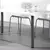 kit com 4 Pes De Mesa Tubular Cromado 60x730mm Com Regulagem - loja online