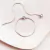 Pulseira Berloque com Fecho de Coração Branco - Prata 925 na internet