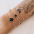 Pulseira Borboleta Resinada Preta - Prata 925 - comprar online