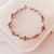 Pulseira Energy Quartzo Rosa - Prata 925