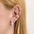 Brinco Oval Duo Pink e Lima - Prata 925 - comprar online
