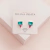 Brinco Duo Turmalina e Pink - Prata 925 - comprar online