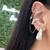 Piercing Argolinha Raio e Corrente - Prata 925 - comprar online