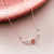 Colar Fases da Lua Quartzo Rosa - Prata 925 - comprar online