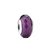 Berloque Separador Murano Roxo 3D - Prata 925