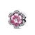 Berloque Separador Flor Rosa - Prata 925