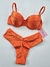 Conjunto de biquíni meia taça Laranja na internet
