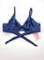 Conjunto de biquíni Aro curvado Azul marinho na internet