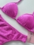 Conjunto de biquíni cortininha Rosa fucsia - comprar online