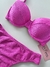 Conjunto de biquíni meia taça Rosa fucsia - comprar online