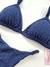 Conjunto de biquíni sutiã alça larga Azul marinho - comprar online