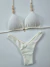 Conjunto de biquíni cortininha Pedras Off White na internet