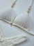 Conjunto de biquíni cortininha Pedras Off White - comprar online