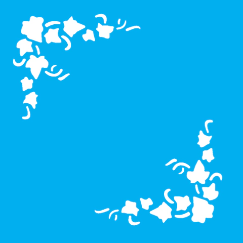 STENCIL 10X10 Simples –Cantoneira Hera - OPA142 - comprar online