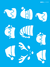 Stencil 15×20 Simples – Gorros e Rena – OPA2999 - comprar online