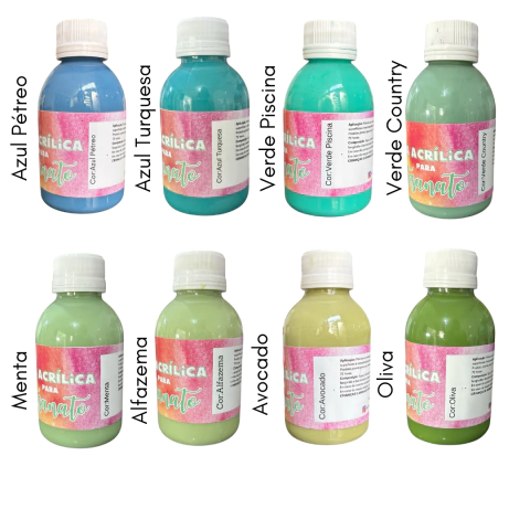 Tinta Acrílica Artesanata 100ml - Cores - comprar online