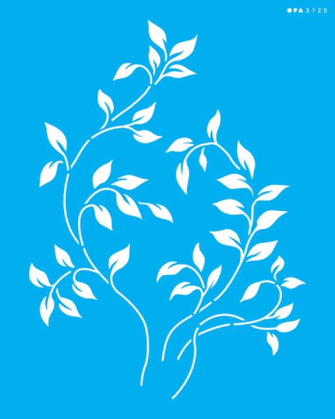 Stencil 20x25 FOLHAS IV - OPA3120 - comprar online