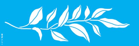 STENCIL OPA 10X30 -RAMOS DE FOLHAS I - OPA3491 - comprar online